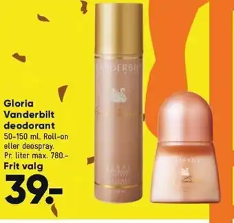 Gloria Vanderbilt deodorant - Frit valg
