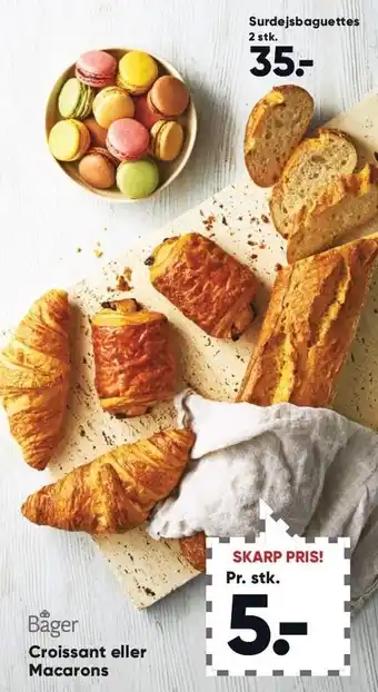 Croissant el. Macarons