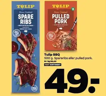 Netto Tulip BBQ - Spareribs el. pulled pork tilbud