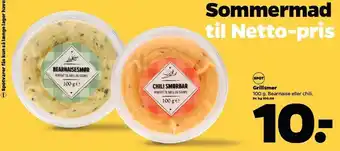 Netto Grillsmør - Bearnaise el. chili tilbud