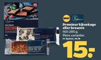 Netto Kiksekage el. brownie tilbud