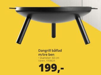 Dangrill bålfad