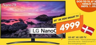 Expert LG 65" 4K Led TV 65NANO796NE tilbud
