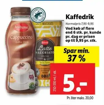 Lidl Milbona Kaffedrik tilbud