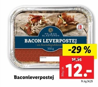 Lidl Baconleverpostej tilbud