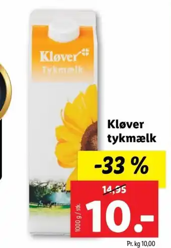 Lidl Kløver Tykmælk tilbud