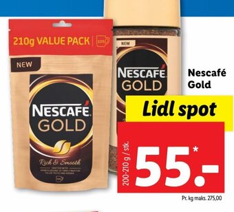 Lidl Nescafé Gold tilbud