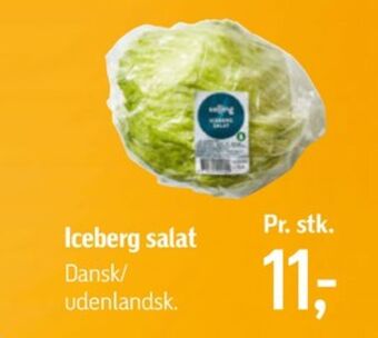 Føtex Salling icebergsalat tilbud