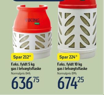 Føtex Viking energi gasflaske tilbud