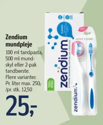 Føtex Zendium tandbørste tilbud