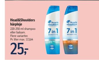 Føtex Head&shoulders shampoo tilbud