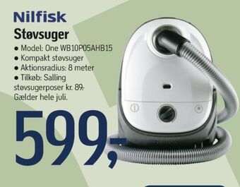 Føtex Nilfisk støvsuger tilbud