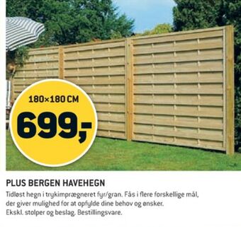 XL-BYG Plus havehegn tilbud