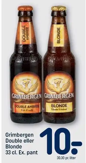 REMA 1000 Grimbergen Double el. Blonde tilbud