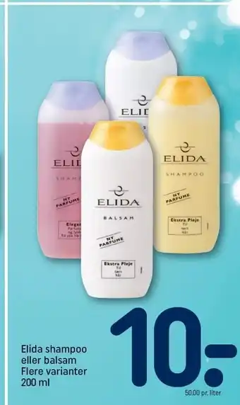 Elida shampoo el. balsam - Flere varianter