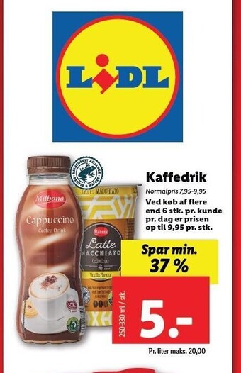 Lidl Kaffedrik tilbud