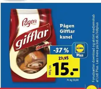 Pågen gifflar kanel - Lidl Plus tilbud