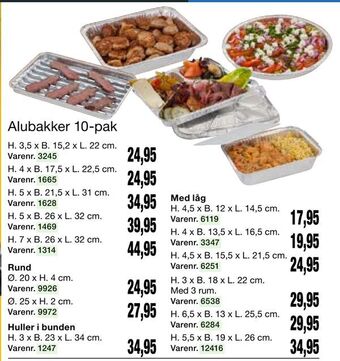 Harald Nyborg Alubakker 10-pak tilbud