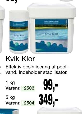 Harald Nyborg Kvik Klor tilbud