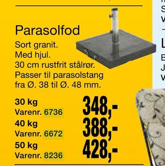 Harald Nyborg Parasolfod tilbud