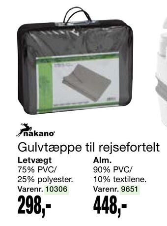 Harald Nyborg Gulvtæppe til rejsefortelt tilbud
