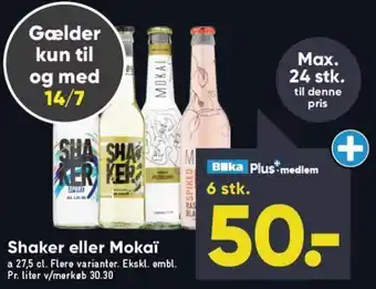 Bilka Shaker eller Mokai tilbud