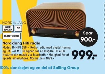 Bilka Nordklang Hifi Radio tilbud