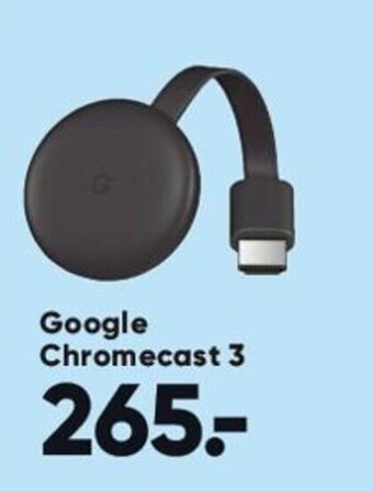 Bilka Google Chromecast 3 tilbud
