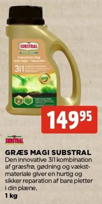 jem & fix Græs Magi Substral 1kg tilbud