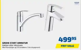 Davidsen Grohe køkkenarmatur tilbud