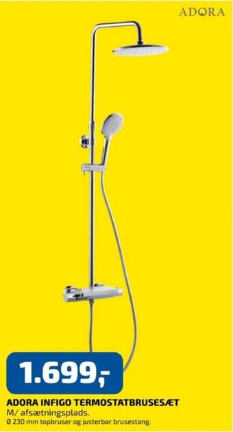 Davidsen Adora termostatarmatur tilbud