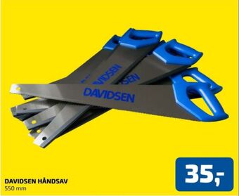 Davidsen Davidsen håndsav tilbud