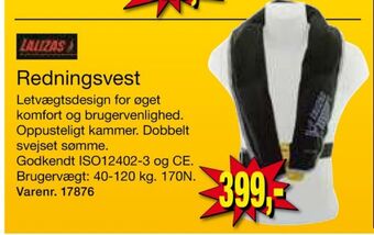 Harald Nyborg Lalizas redningsvest tilbud