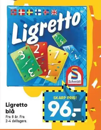 Bilka Ligretto Blå tilbud
