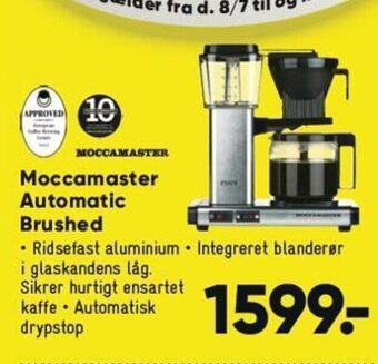 Bilka Moccamaster Automatic Brushed tilbud