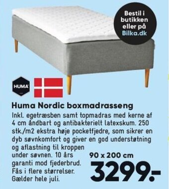 Bilka Huma Nordic Boxmadrasseng tilbud