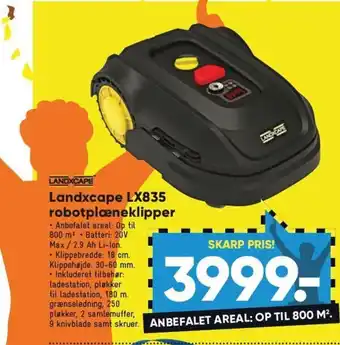 Bilka Landxcape LX835 Robotplæneklipper tilbud