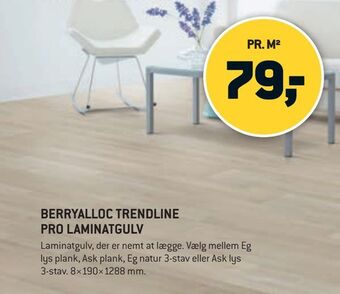 XL-BYG Berryalloc trendline pro laminatgulv tilbud