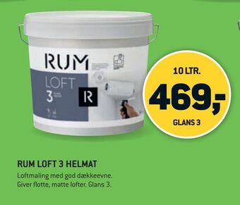 XL-BYG Rum loft 3 helmat tilbud