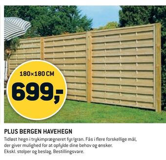 Plus bergen havehegn