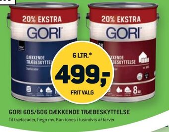 XL-BYG Gori 605/606 dækkende træbeskyttelse tilbud