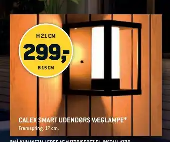 XL-BYG Calex smart udendørs væglampe tilbud