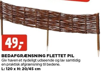 jem & fix Bedafgrænsning Flettet Pil tilbud