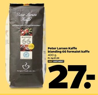 Netto Blanding 66 kaffe formalet tilbud