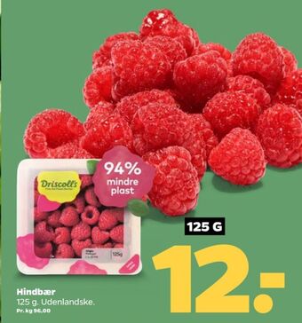 Netto Driscolls hindbær tilbud