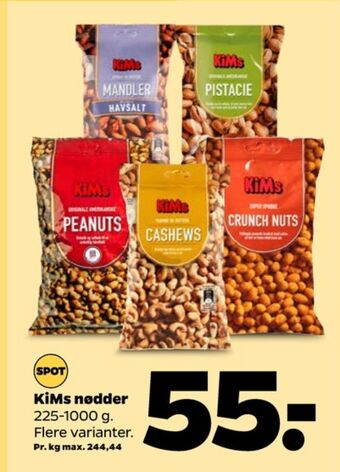 Netto Kims peanuts tilbud