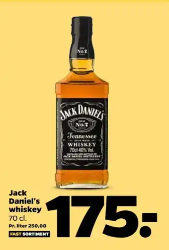 Netto No. 7 whisky tilbud