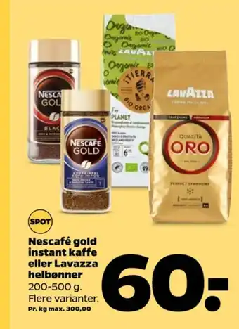 Gold koffeinfri instant kaffe