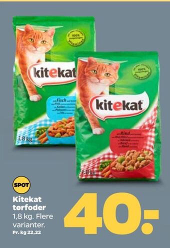 Netto Kitekat kattefoder tilbud