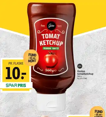SPAR Gestus ketchup tilbud